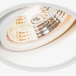 QAZQA Einbaustrahler|Wohnzimmerlampen*Set mit 6 modernen Einbaustrahlern Weiß Trimless - Impact 70