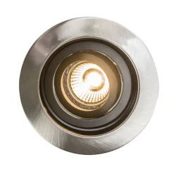 QAZQA Einbaustrahler|Wohnzimmerlampen*Set mit 5 modernen Einbaustrahlern Stahl - Rondoo