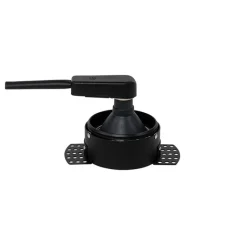 QAZQA Einbaustrahler|Wohnzimmerlampen*Set mit 6 modernen Einbaustrahlern Schwarz Trimless - Impact 70