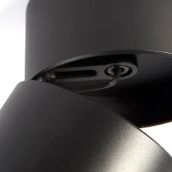 QAZQA Wandstrahler|Deckenstrahler*Set mit 2 modernen Scheinwerfern schwarz verstellbar - Go Nine Tubo