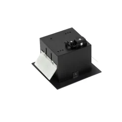 QAZQA Einbaustrahler|Wohnzimmerlampen*Set mit 6 modernen schwarzen, verstellbaren Einbaustrahlern - Oneon 70