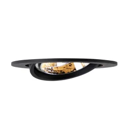 QAZQA Einbaustrahler|Wohnzimmerlampen*Set mit 6 modernen, schwenkbaren schwarzen Einbaustrahlern AR70 - Cisco