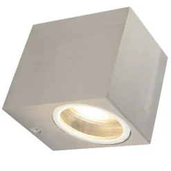 QAZQA Gartenbeleuchtung|Badezimmerlampen*Set mit 2 modernen Wandleuchten aus Aluminium IP44 - Baleno I.