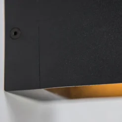 QAZQA Wandleuchten|Esszimmerlampen*Set mit 2 modernen Wandleuchten schwarz - Transfer