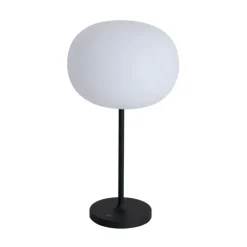 QAZQA Gartenbeleuchtung|Led-Außenleuchten*Set mit 2 modernen wiederaufladbaren Tischlampen weiß - Maloi