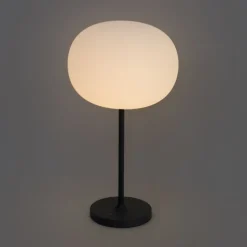 QAZQA Gartenbeleuchtung|Led-Außenleuchten*Set mit 2 modernen wiederaufladbaren Tischlampen weiß - Maloi