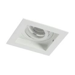 QAZQA Einbaustrahler|Wohnzimmerlampen*Set mit 6 Moderner Einbaustrahler weiß verstellbar - Carree