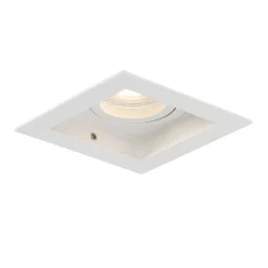 QAZQA Einbaustrahler|Wohnzimmerlampen*Set mit 6 Moderner Einbaustrahler weiß verstellbar - Carree