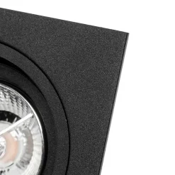 QAZQA Einbaustrahler|Wohnzimmerlampen*Set mit 6 Modernes versenktes Spotschwarz verstellbar - Chuck 70