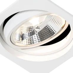 QAZQA Einbaustrahler|Wohnzimmerlampen*Set mit 6 Modernes versenktes Spotweiß verstellbar - Chuck 111