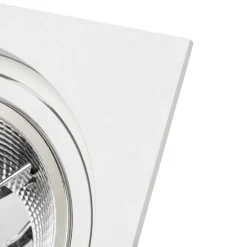 QAZQA Einbaustrahler|Wohnzimmerlampen*Set mit 6 Modernes versenktes Spotweiß verstellbar - Chuck 111