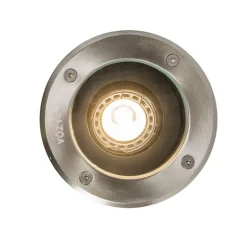 QAZQA Gartenbeleuchtung|Bodenstrahler Außen*Set mit 3 Outdoor-Bodenstrahlern aus Stahl verstellbar IP65 - Delux