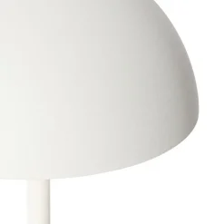 QAZQA Gartenbeleuchtung|Led-Außenleuchten*Set mit 2 Outdoor-Tischlampen Pilz weiß wiederaufladbar - Keira