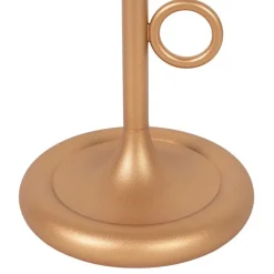 QAZQA Gartenbeleuchtung|Led-Außenleuchten*Set mit 2 Outdoor-Tischlampen gold mit Dimmer wiederaufladbar - Sjarel