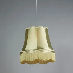 QAZQA Pendelleuchten|Wohnzimmerlampen*Set mit 4 Retro Hängelampen grün 45 cm - Granny