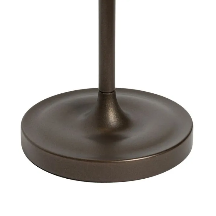 QAZQA Gartenbeleuchtung|Led-Außenleuchten*Set mit 2 Retro-Tischleuchten Dunkelbronze wiederaufladbar IP44 - Granny