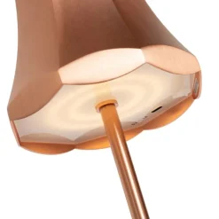 QAZQA Gartenbeleuchtung|Led-Außenleuchten*Set mit 2 Retro-Tischleuchten Kupfer wiederaufladbar IP44 - Granny