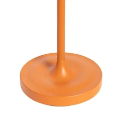 QAZQA Gartenbeleuchtung|Led-Außenleuchten*Set mit 2 Retro-Tischleuchten orange wiederaufladbar IP44 - Granny