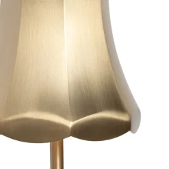 QAZQA Gartenbeleuchtung|Led-Außenleuchten*Set mit 2 Retro-Tischleuchten Roségold wiederaufladbar IP44 - Granny