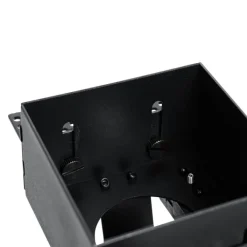 QAZQA Schlafzimmerlampen|Küchenlampen*Set mit 6 schwarzen Einbauleuchten GU10 70 mm randlos - Oneon