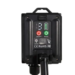 QAZQA Gartenbeleuchtung|Led-Außenleuchten*Set mit 2 schwarzen Wegeleuchten 50cm inkl. wiederaufladbare LED und Solar IP65 - Adalind