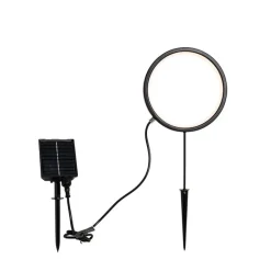 QAZQA Gartenbeleuchtung|Led-Außenleuchten*Set mit 2 schwarzen Wegeleuchten 50cm inkl. wiederaufladbare LED und Solar IP65 - Adalind