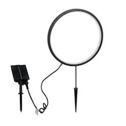 QAZQA Gartenbeleuchtung|Led-Außenleuchten*Set mit 2 schwarzen Wegeleuchten 60cm inkl. wiederaufladbare LED und Solar IP65 - Adalind