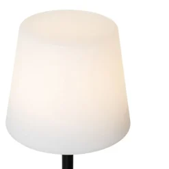 QAZQA Gartenbeleuchtung|Led-Außenleuchten*Set mit 2 schwarzen wiederaufladbaren Tischleuchten 40 cm IP54 - Jude