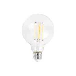 LUUMR Preisvorteil Auf Leuchtmittel|Smarte Glühbirnen*Set mit 5 Smart Dimmbare LED-Glühbirnen E27 G95 Klar 7W 806lm 2700-6500K