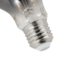 LUUMR Preisvorteil Auf Leuchtmittel|Smarte Glühbirnen*Set mit 5 Smart Dimmbare LED-Glühbirnen E27 A60 Rauchglas 4,9 W 150 lm 1800 K