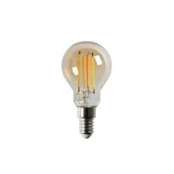LUEDD Preisvorteil Auf Leuchtmittel|Smarte Glühbirnen*Set mit 5 Smart E14 dimmbar in Kelvin LED-Lampe P45 Goldline 4,9W 470 lm 1800-4000K