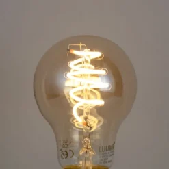 LUUMR Preisvorteil Auf Leuchtmittel|Smarte Glühbirnen*Set mit 5 Smart E27 Dimmbar LED Glühbirne A60 Bernstein 4.9W 320lm 2500K