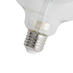 LUUMR Preisvorteil Auf Leuchtmittel|Filament Lampen*Set mit 5 Smart E27 Dimmbare LED-Glühbirnen G125 Klar 7W 806lm 2700-6500K