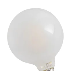 LUUMR Preisvorteil Auf Leuchtmittel|Led Lampen*Set mit 5 Smart E27 Dimmbare LED-Glühbirnen G125 Matt 7W 806lm 2700-6500K