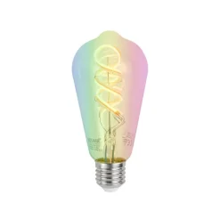 LUUMR Preisvorteil Auf Leuchtmittel|Smarte Glühbirnen*Set mit 5 Smart E27 Dimmbare LED-Glühbirnen ST64 Klar RGBW 4W 250lm 2700K