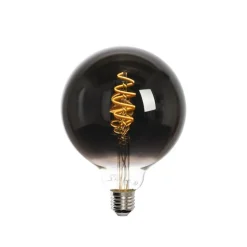 LUEDD Preisvorteil Auf Leuchtmittel|Smarte Glühbirnen*Set mit 5 Smart E27 LED-Glühbirnen G125 Schwarz 4W 60lm 1800-3000K