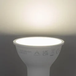 LUUMR Preisvorteil Auf Leuchtmittel|Smarte Glühbirnen*Set mit 5 smarten GU10 50mm dimmbaren LED-Lampen Opal 7W 630 lm 4000K