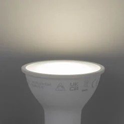 LUUMR Preisvorteil Auf Leuchtmittel|Smarte Glühbirnen*Set mit 5 smarten GU10 50mm dimmbaren LED-Lampen Opal 7W 630 lm 4000K