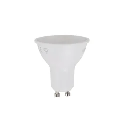 LUUMR Preisvorteil Auf Leuchtmittel|Smarte Glühbirnen*Set mit 5 smarten GU10 50mm dimmbaren LED-Lampen Opal 7W 630 lm 4000K