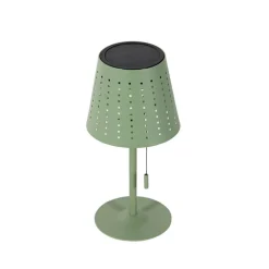 QAZQA Gartenbeleuchtung|Led-Außenleuchten*Set mit 2 Tischleuchten grün inkl. LED 3-stufig dimmbar wiederaufladbar und solarbetrieben - Ferre