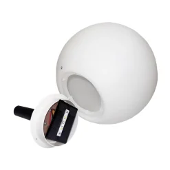 QAZQA Gartenbeleuchtung|Led-Außenleuchten*Set mit 3 weißen Außen-Stehleuchten inkl. LED Solar IP44 - Ludger