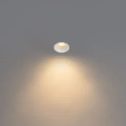 QAZQA Schlafzimmerlampen|Küchenlampen*Set mit 12 weißen Einbauleuchten GU10 35 mm IP44 - Dept