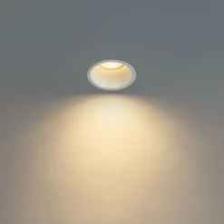 QAZQA Schlafzimmerlampen|Küchenlampen*Set mit 12 weißen Einbauleuchten GU10 70 mm IP44 - Dept