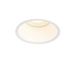 QAZQA Schlafzimmerlampen|Küchenlampen*Set mit 12 weißen Einbauleuchten GU10 50 mm IP44 - Dept