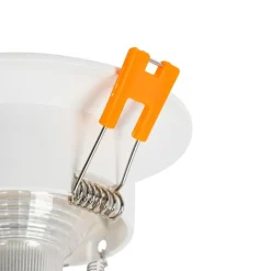 QAZQA Schlafzimmerlampen|Küchenlampen*Set mit 12 weißen GU10 Einbaustrahlern 50 mm - Gijs