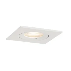 QAZQA Außenstrahler|Einbaustrahler*Set mit 12 weißen quadratischen GU10 Einbaustrahlern 50 mm IP44 - Xena