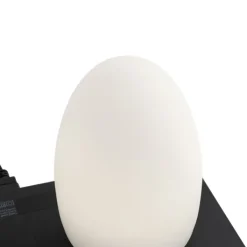 QAZQA Gartenbeleuchtung|Led-Außenleuchten*Set mit 2 weißen RGBW-wiederaufladbaren Tischleuchten - Eggo