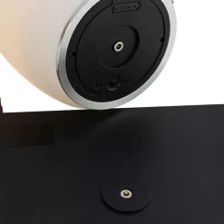 QAZQA Gartenbeleuchtung|Led-Außenleuchten*Set mit 2 weißen RGBW-wiederaufladbaren Tischleuchten - Eggo