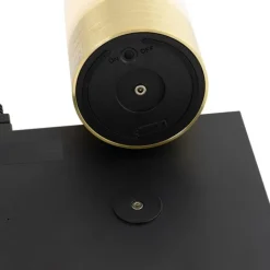 QAZQA Gartenbeleuchtung|Led-Außenleuchten*Set mit 2 wiederaufladbaren goldenen RGBW Tischleuchten - Alessia