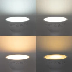 QAZQA Preisvorteil Auf Leuchtmittel|Led Lampen*Set mit intelligenten, dimmbaren GU10-LED-Lampen 4,7 W 400 lm 2700K-6500K inkl. Zigbee Smart Hub